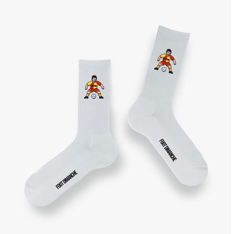Chaussettes Sikora  - Foot Dimanche x Clément Striano