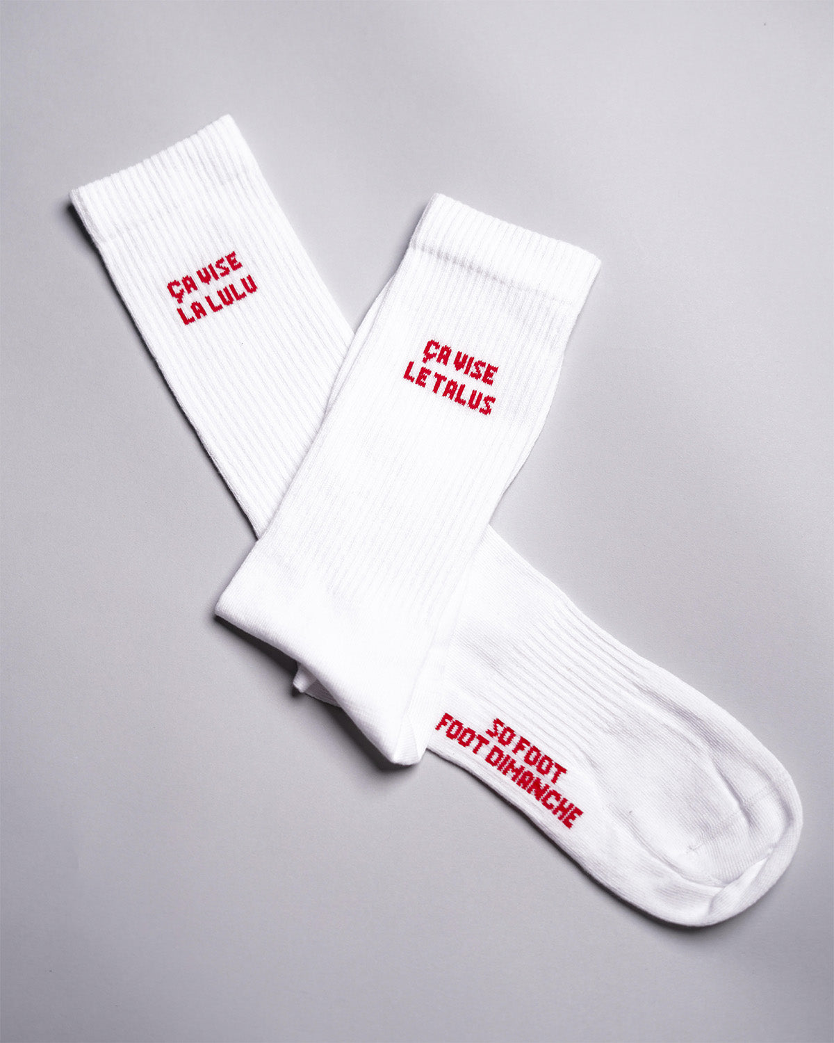 Chaussettes So Foot Ca vise la lulu - So Foot x Foot Dimanche