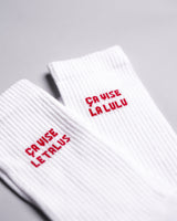 Chaussettes So Foot Ca vise la lulu - So Foot x Foot Dimanche