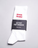 Chaussettes So Foot Ca vise la lulu - So Foot x Foot Dimanche