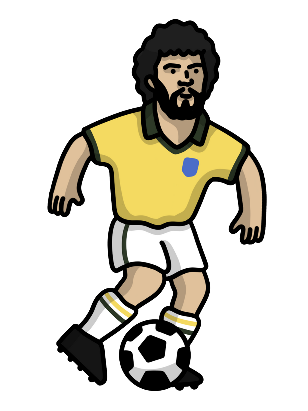 Pack 5 Chaussettes Brésil - Foot Dimanche x Clément Striano
