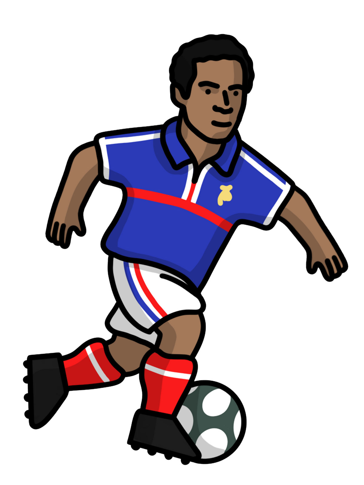 Pack 5 Chaussettes France - Foot Dimanche x Clément Striano
