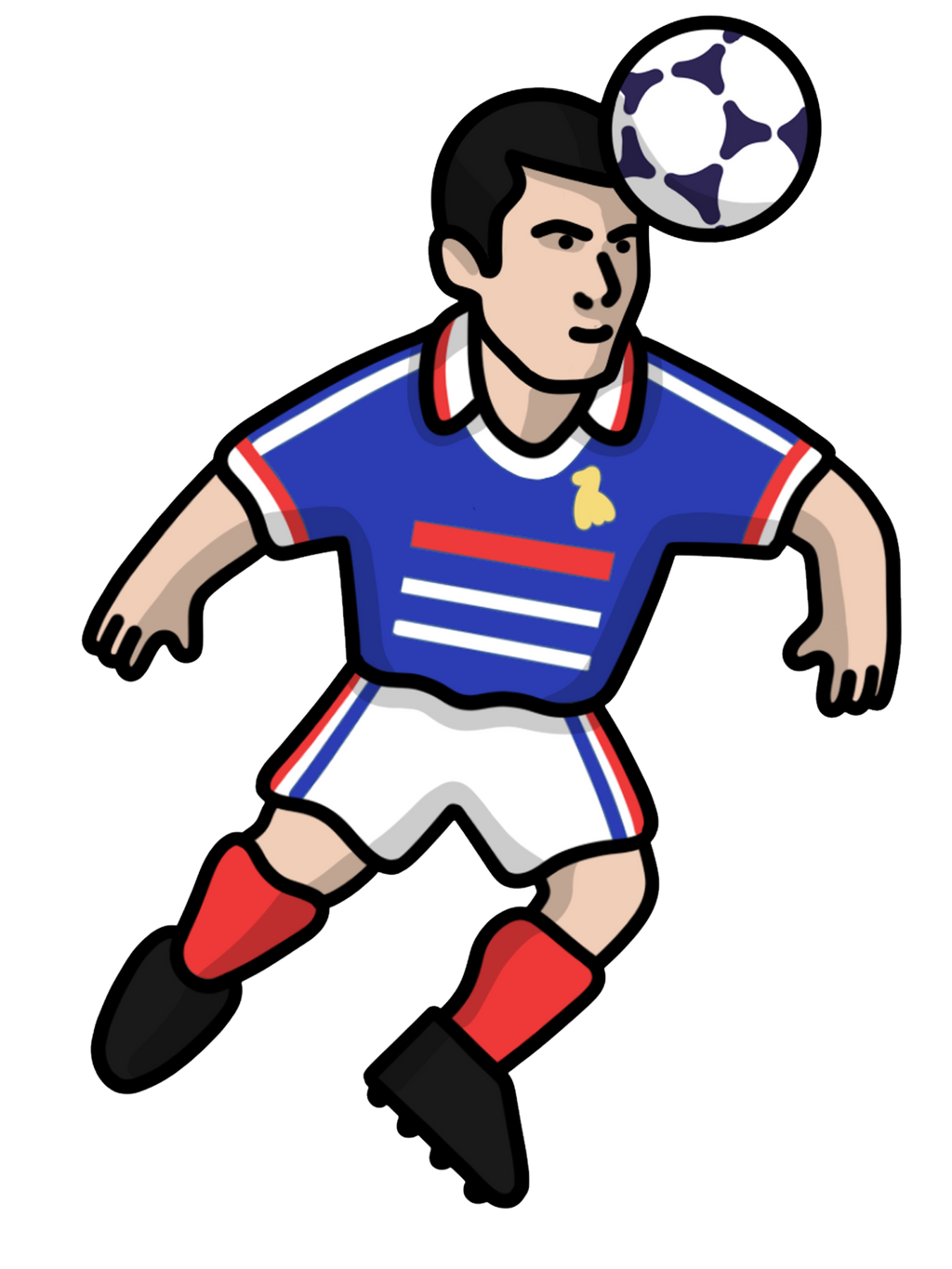 Pack 5 Chaussettes France - Foot Dimanche x Clément Striano
