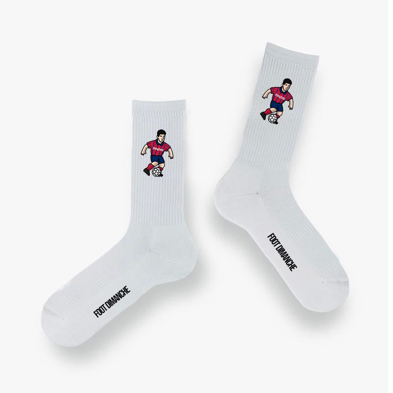 Pack 5 Chaussettes Bordeaux - Foot Dimanche x Clément Striano
