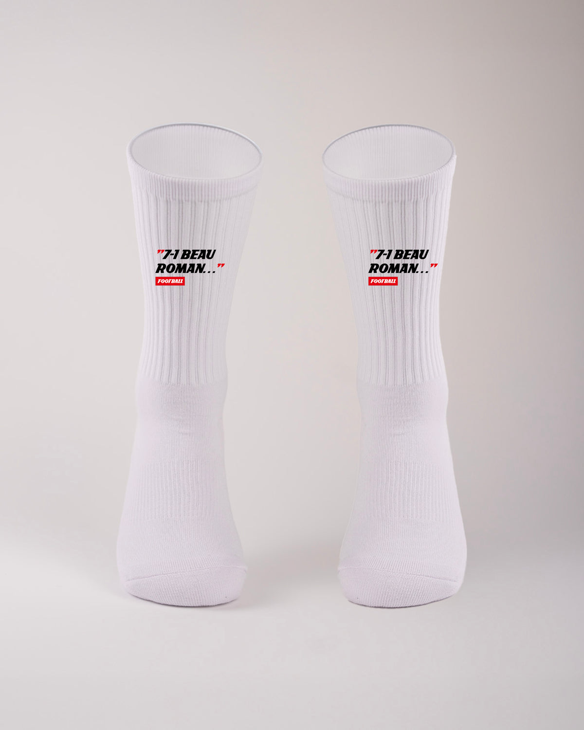 Chaussettes 7-1 Beau Roman - L'Equipe x Foot Dimanche