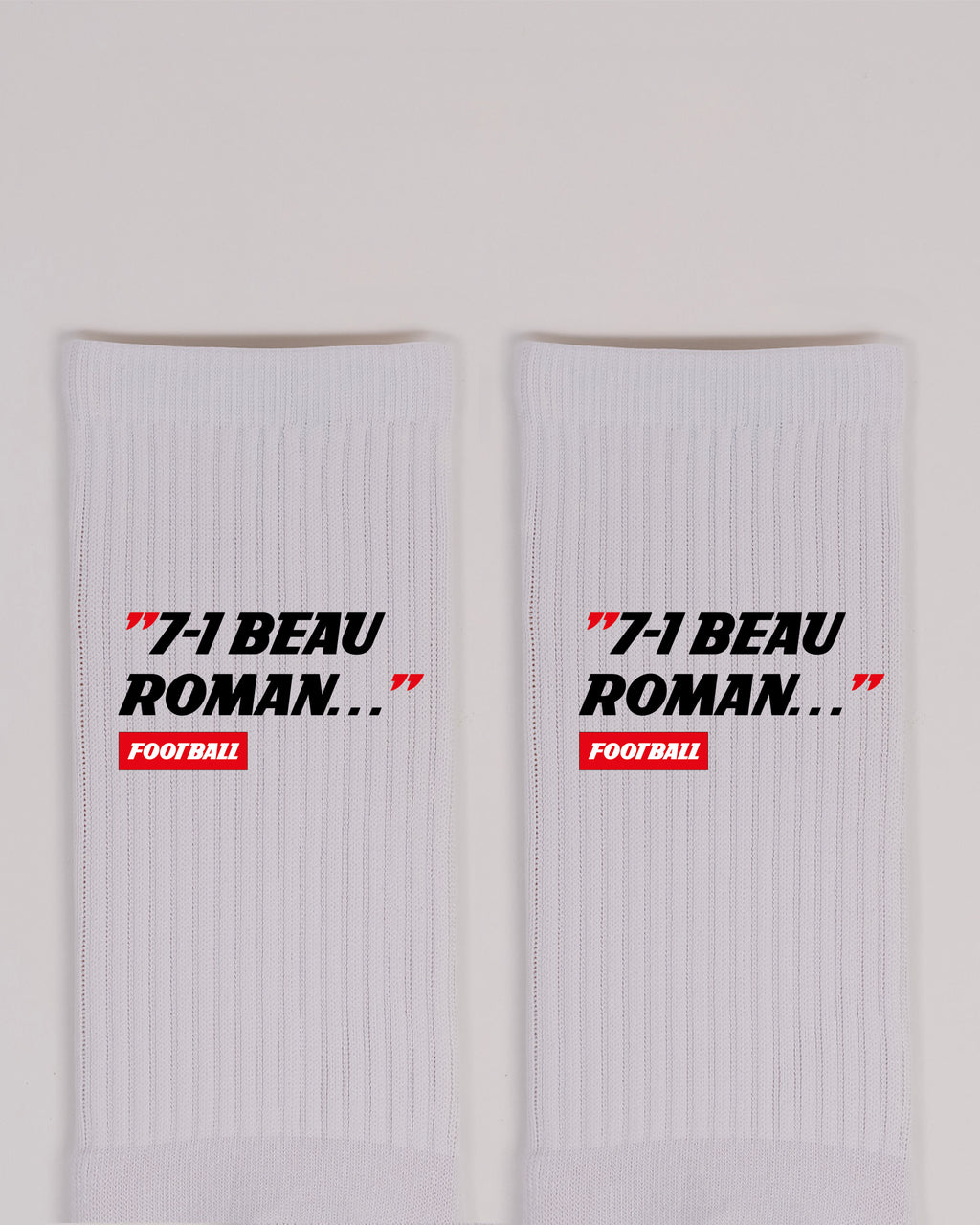 Chaussettes 7-1 Beau Roman - L'Equipe x Foot Dimanche
