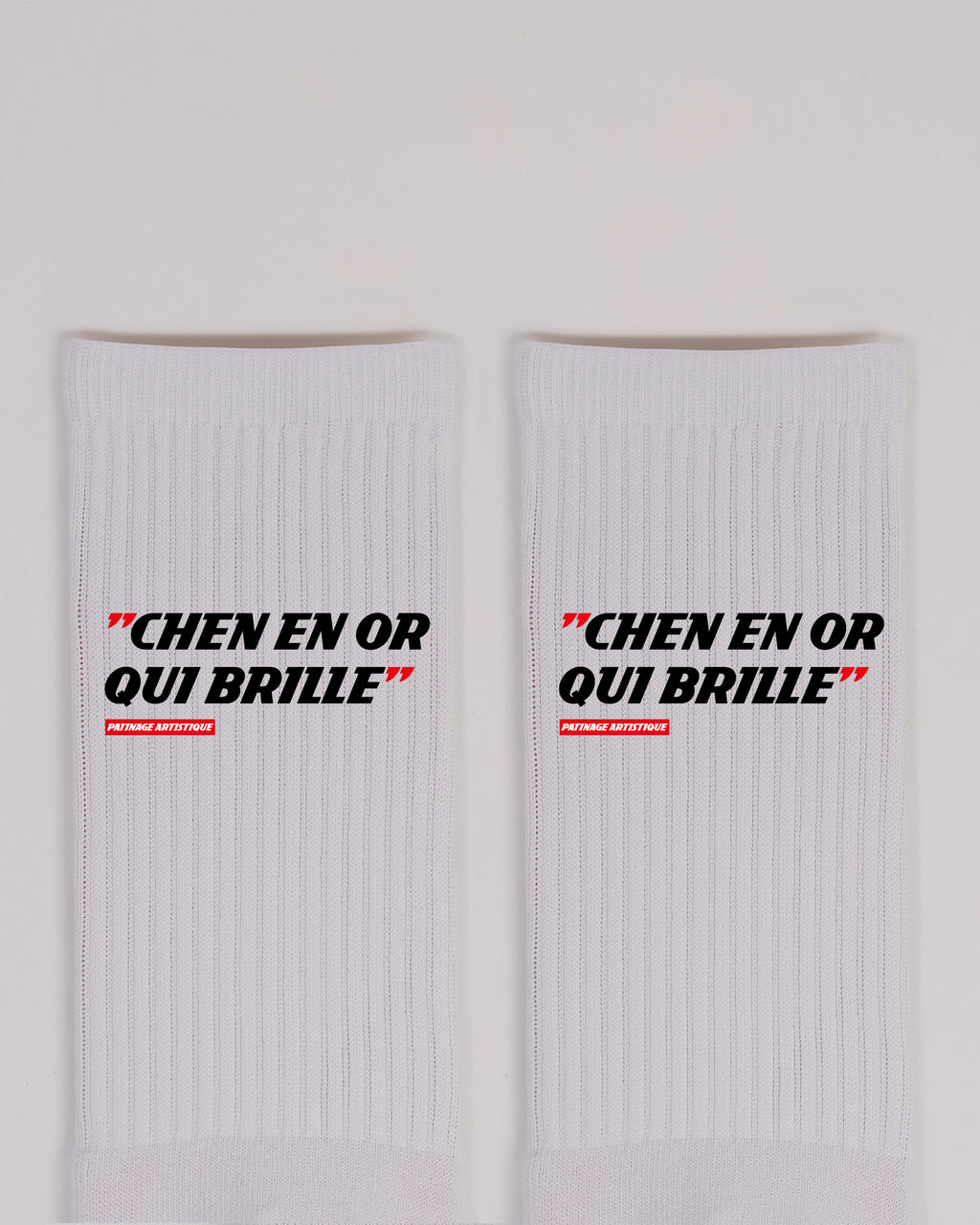 Chaussettes Chen en Or qui Brille - L'Equipe x Foot Dimanche
