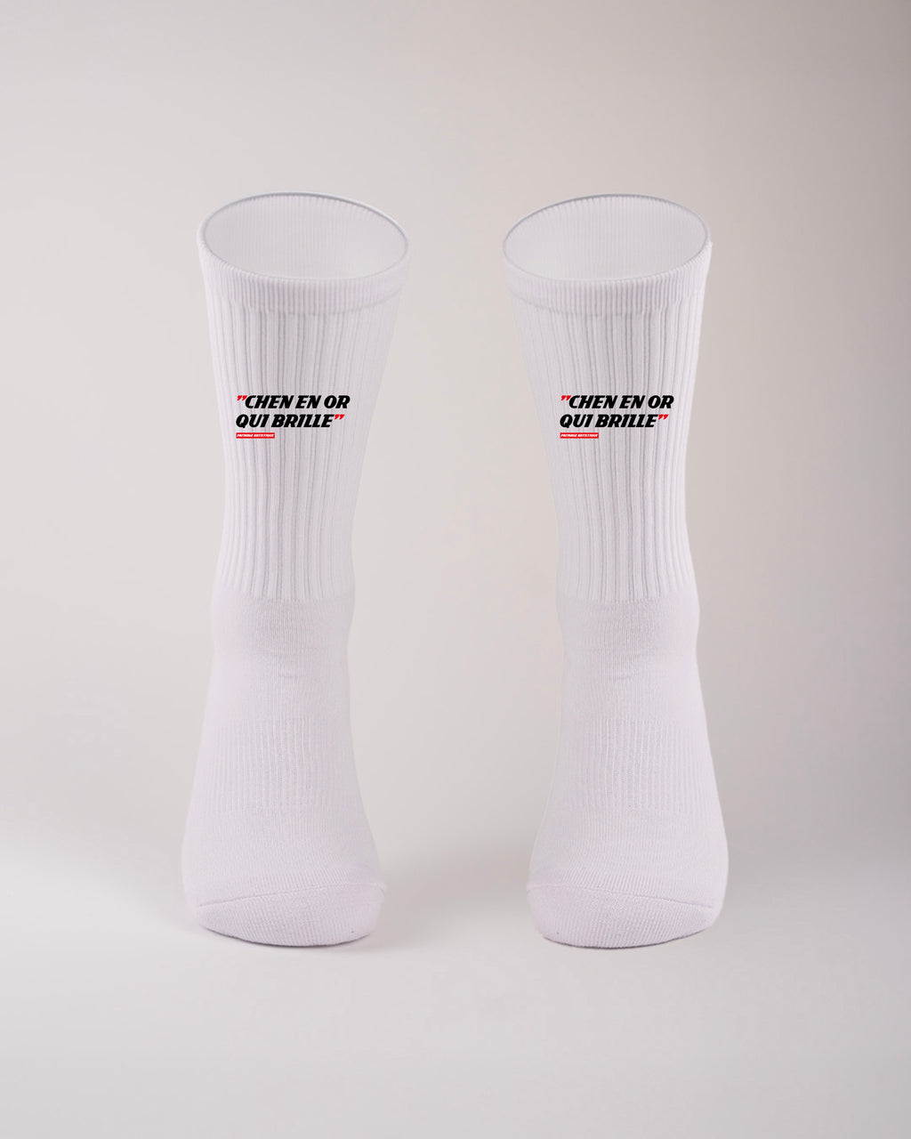 Chaussettes Chen en Or qui Brille - L'Equipe x Foot Dimanche