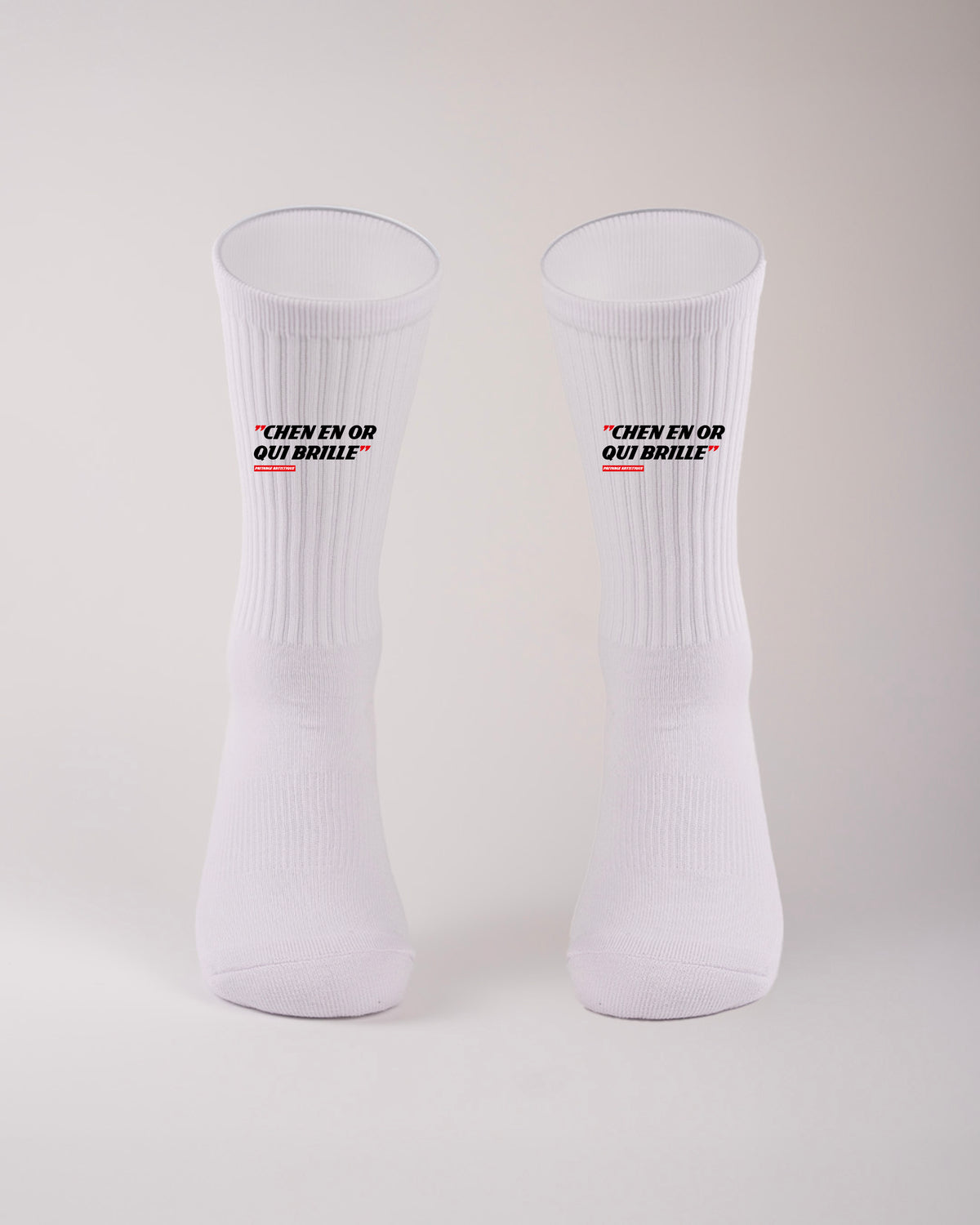 Chaussettes Chen en Or qui Brille - L'Equipe x Foot Dimanche