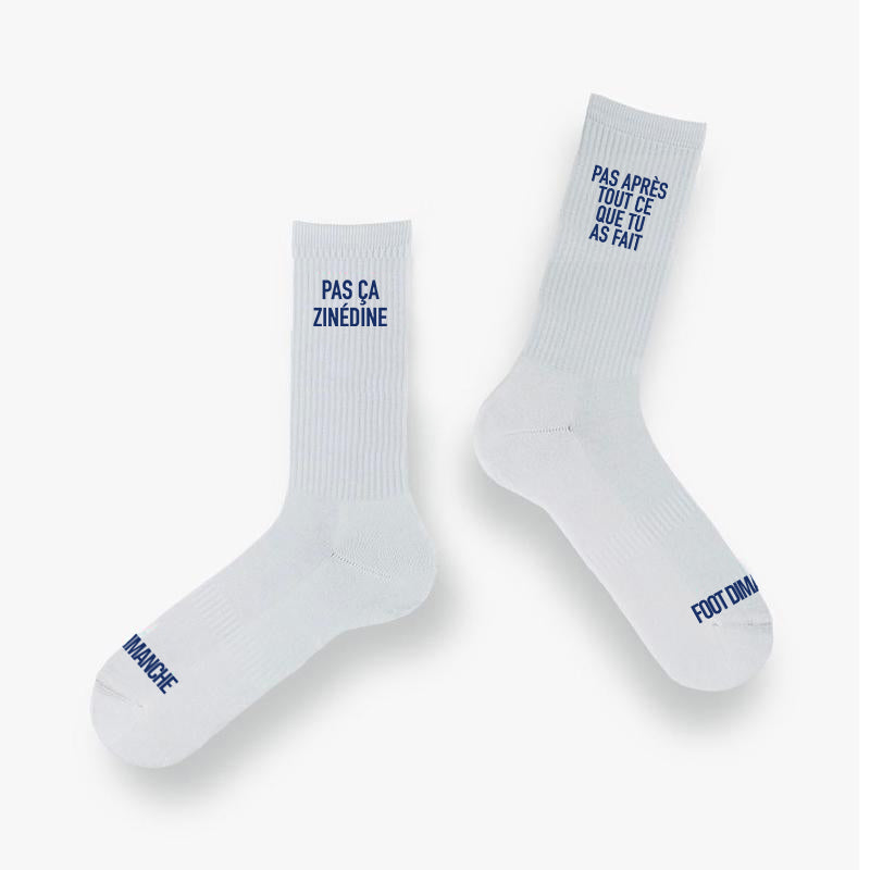 Chaussettes Pas ça Zinédine - Foot Dimanche