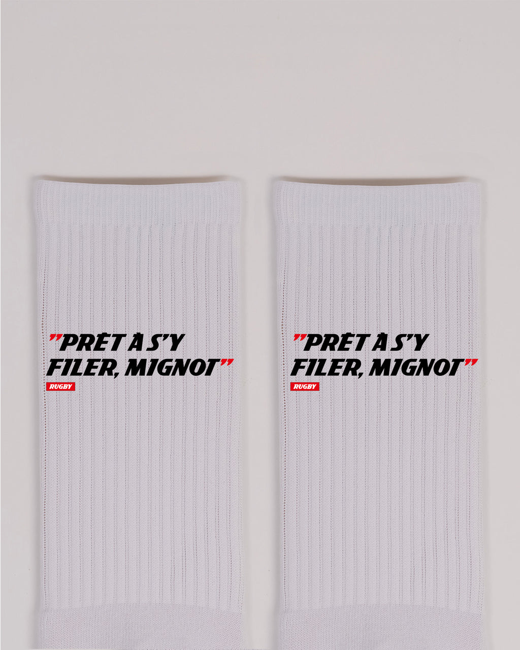 Chaussettes Prêt à s'y filer, Mignot - L'Equipe x Foot Dimanche
