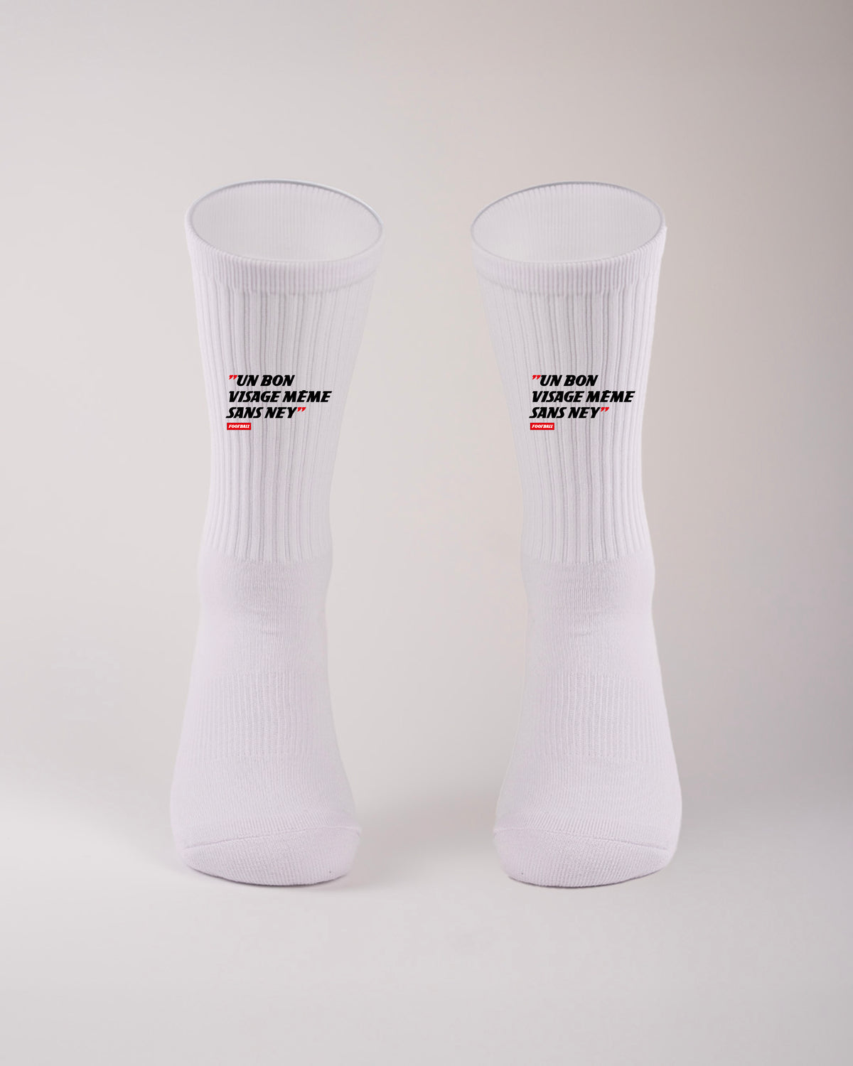 Chaussettes Un bon visage même sans Ney - L'Equipe x Foot Dimanche