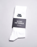 Chaussettes pied carré - So Foot x Foot Dimanche