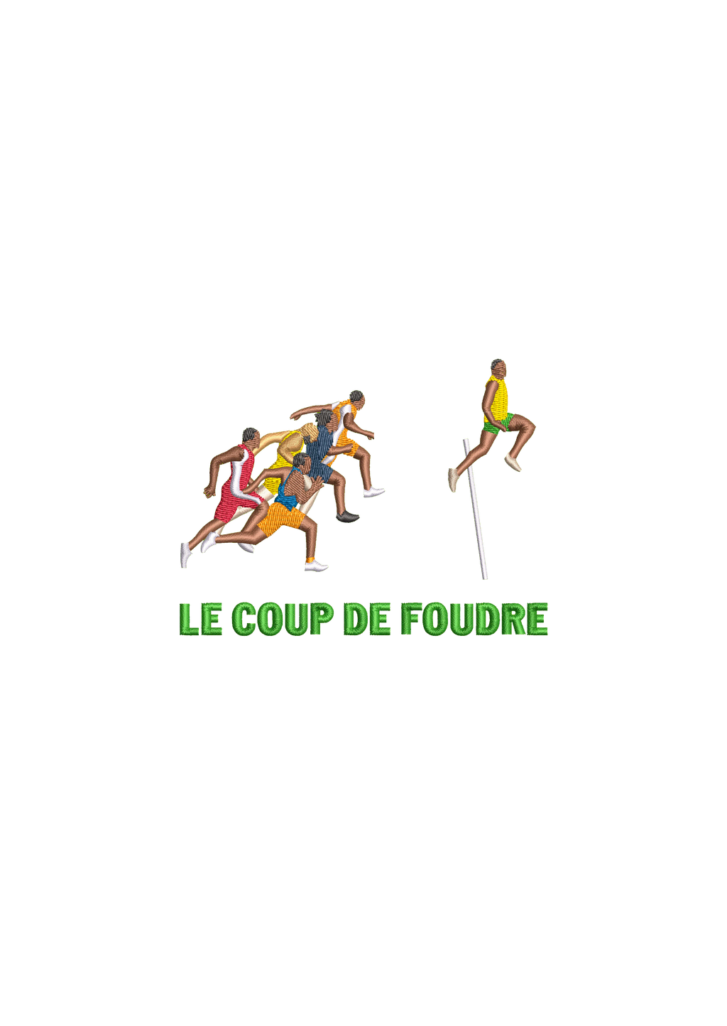 Tee Shirt Le coup de foudre brodé - L'Equipe x Foot Dimanche