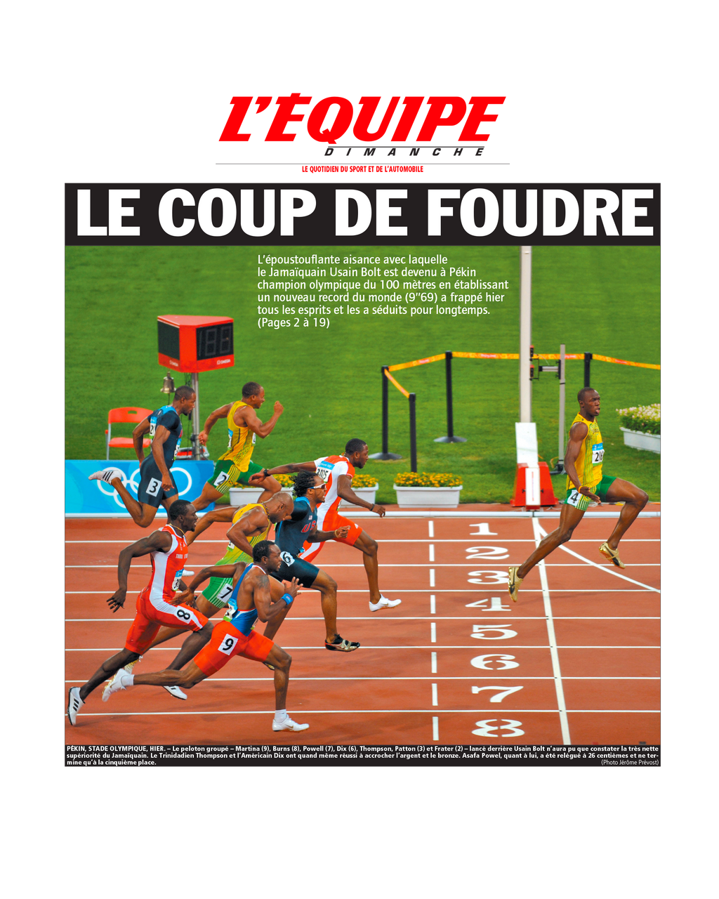 Tee Shirt Le coup de foudre - L'Equipe x Foot Dimanche
