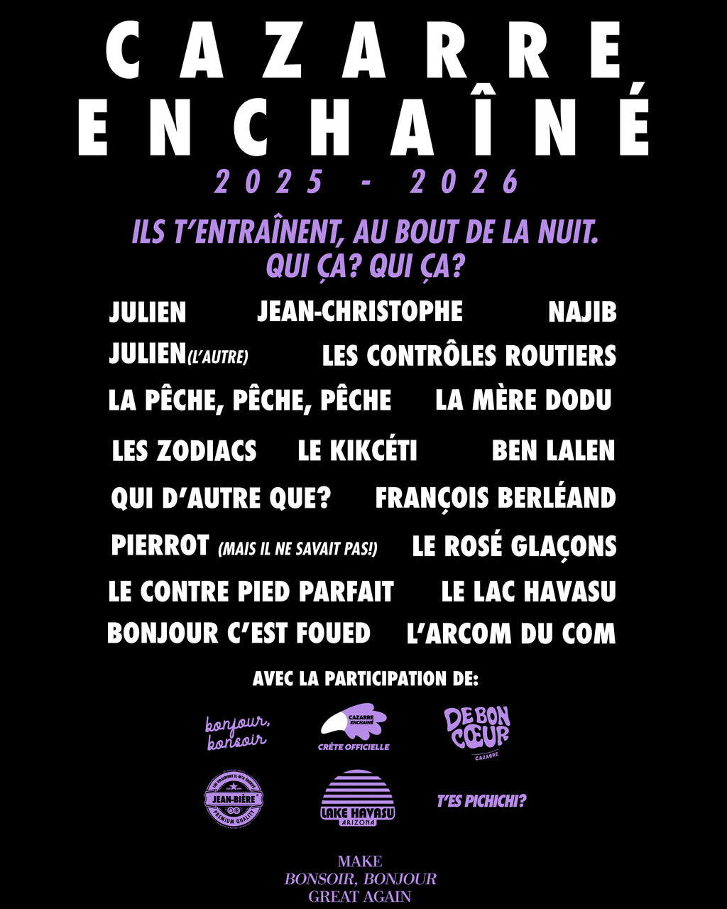 Tee Shirt Qui ça qui ça? - Cazarre x Foot Dimanche
