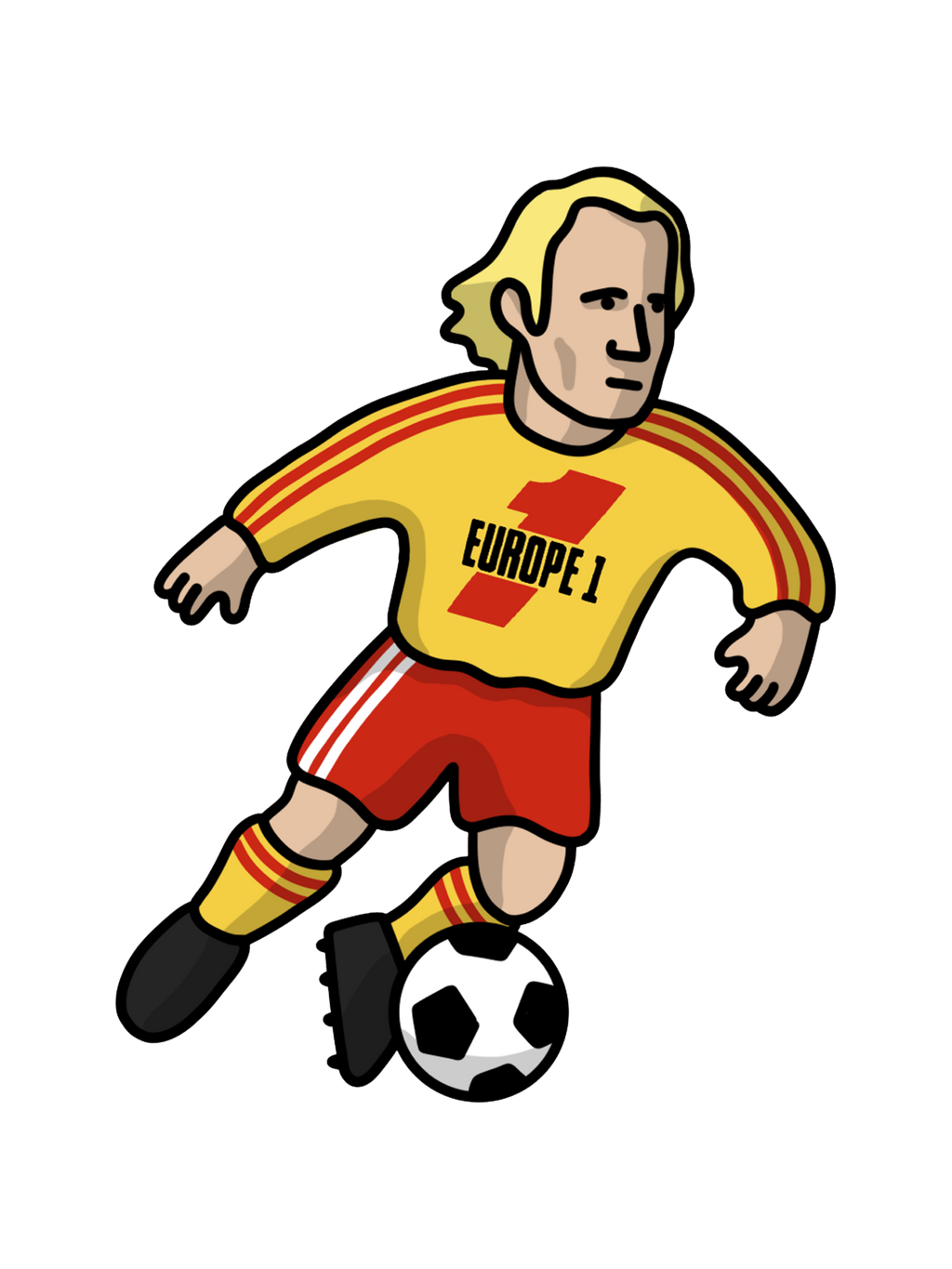 Chaussettes Daniel Leclercq  - Foot Dimanche x Clément Striano