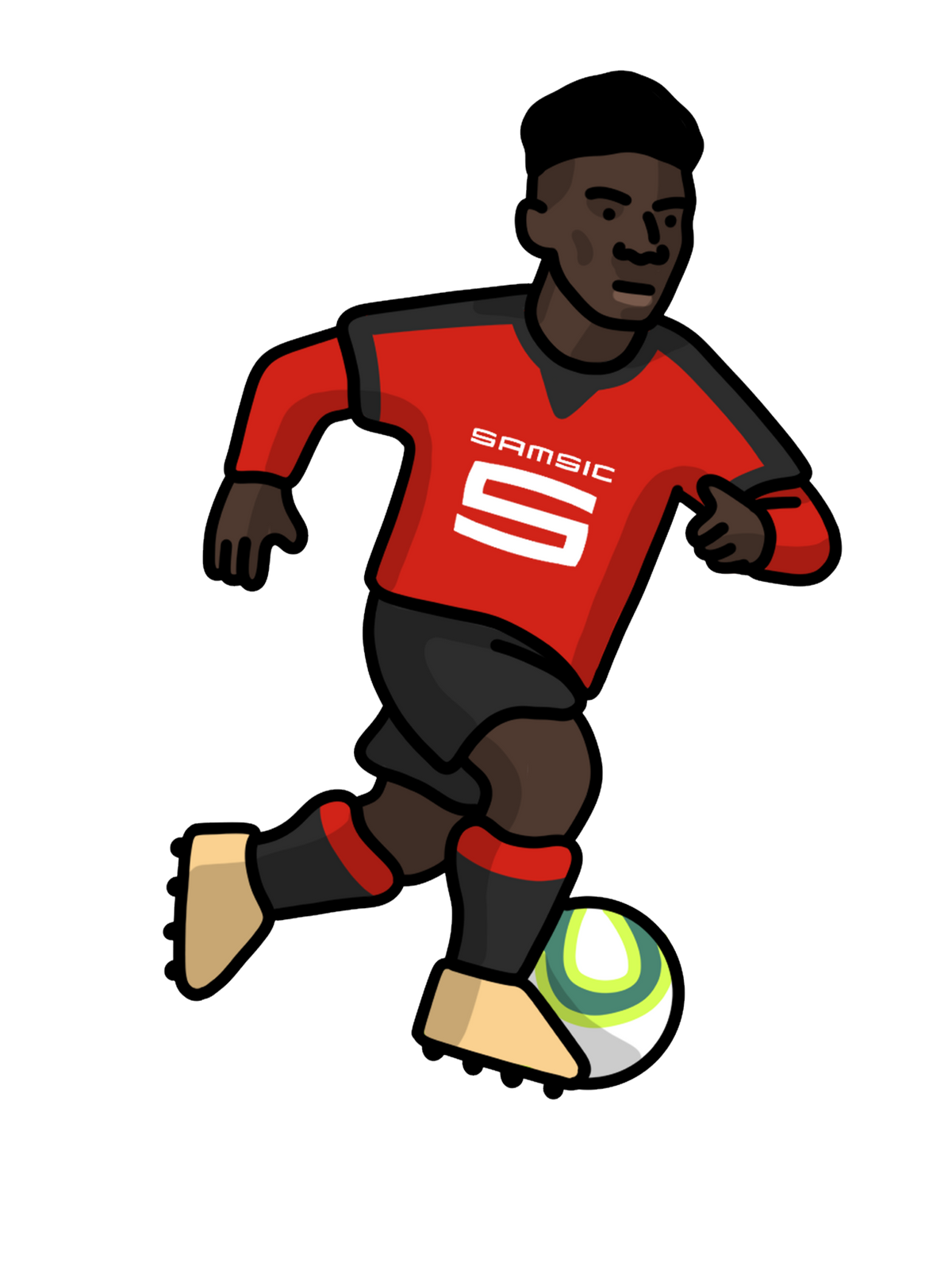 Pack 5 Chaussettes Rennes - Foot Dimanche x Clément Striano