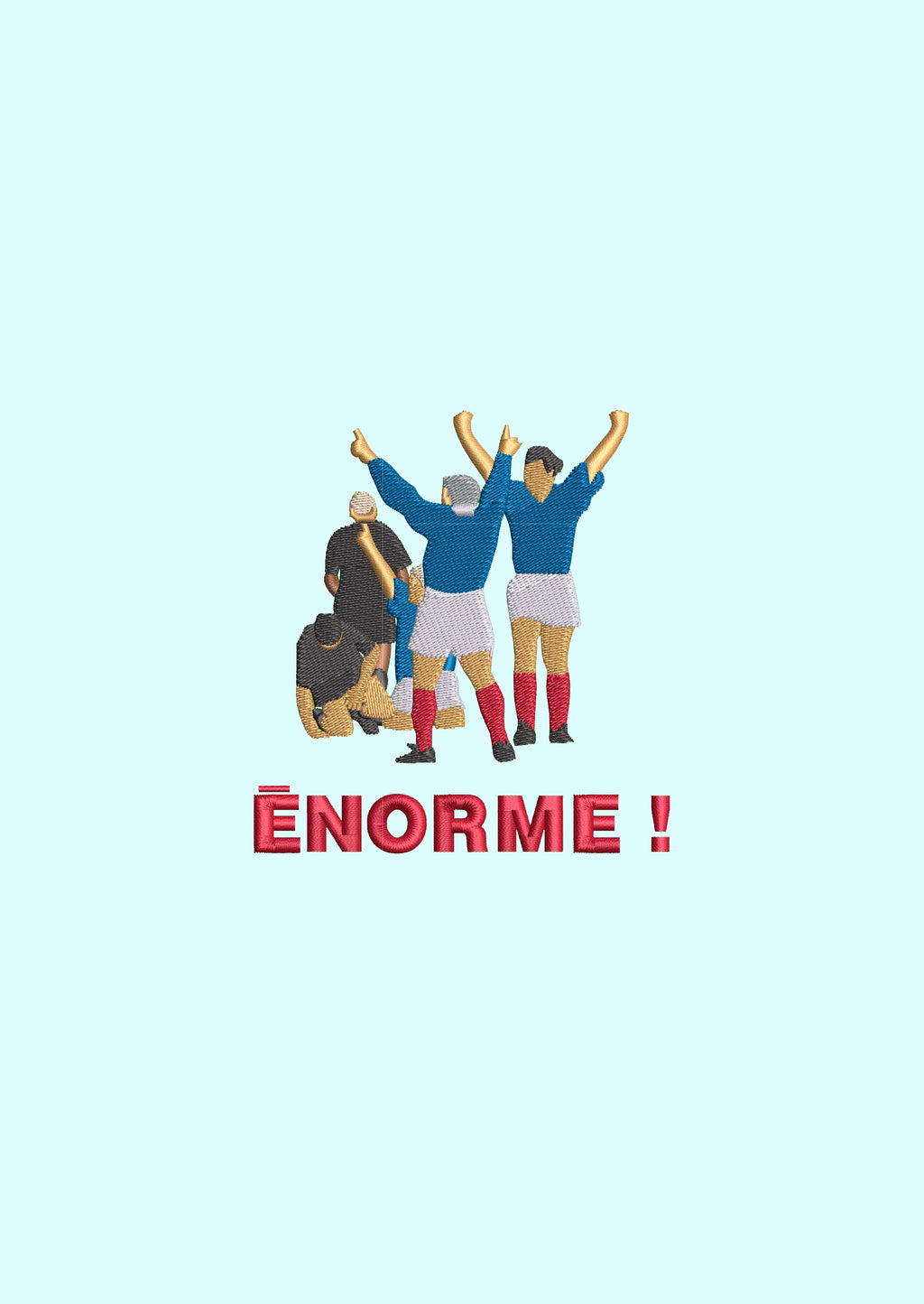 Tee Shirt Énorme brodé - L'Equipe x Foot Dimanche