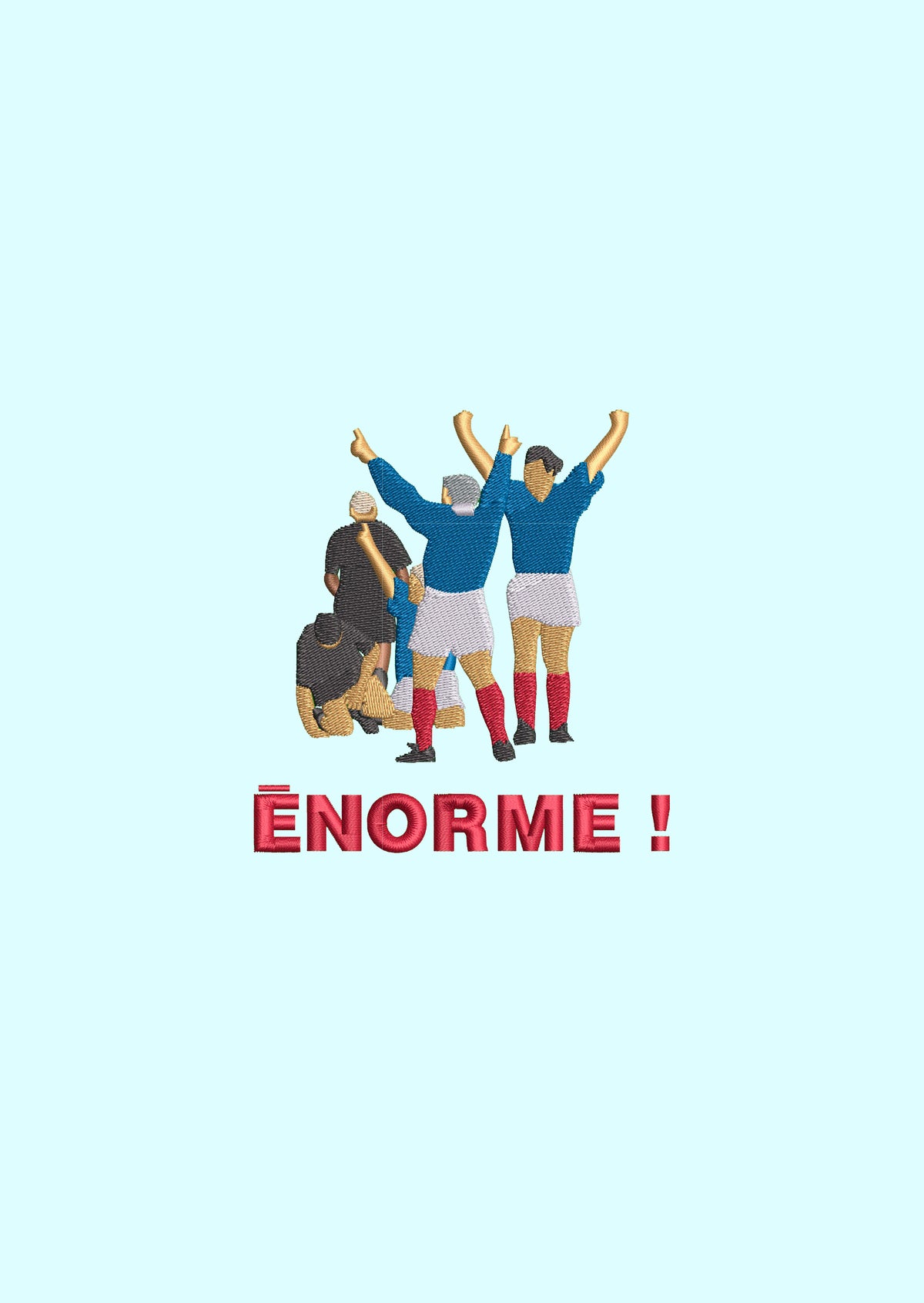 Sweat Énorme brodé - L'Equipe x Foot Dimanche