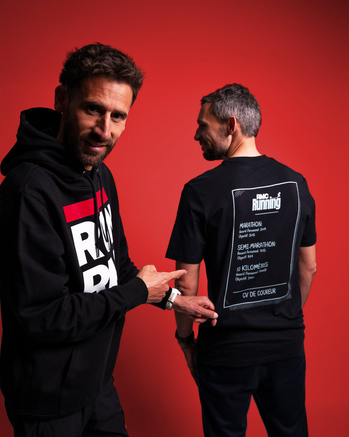 Tee Shirt personnalisable CV de coureur - RMC Running x Foot Dimanche