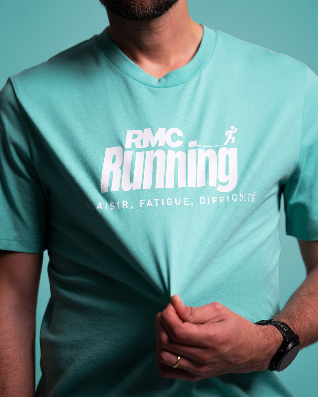 Tee Shirt PLAISIR FATIGUE DIFFICULTE - RMC Running x Foot Dimanche