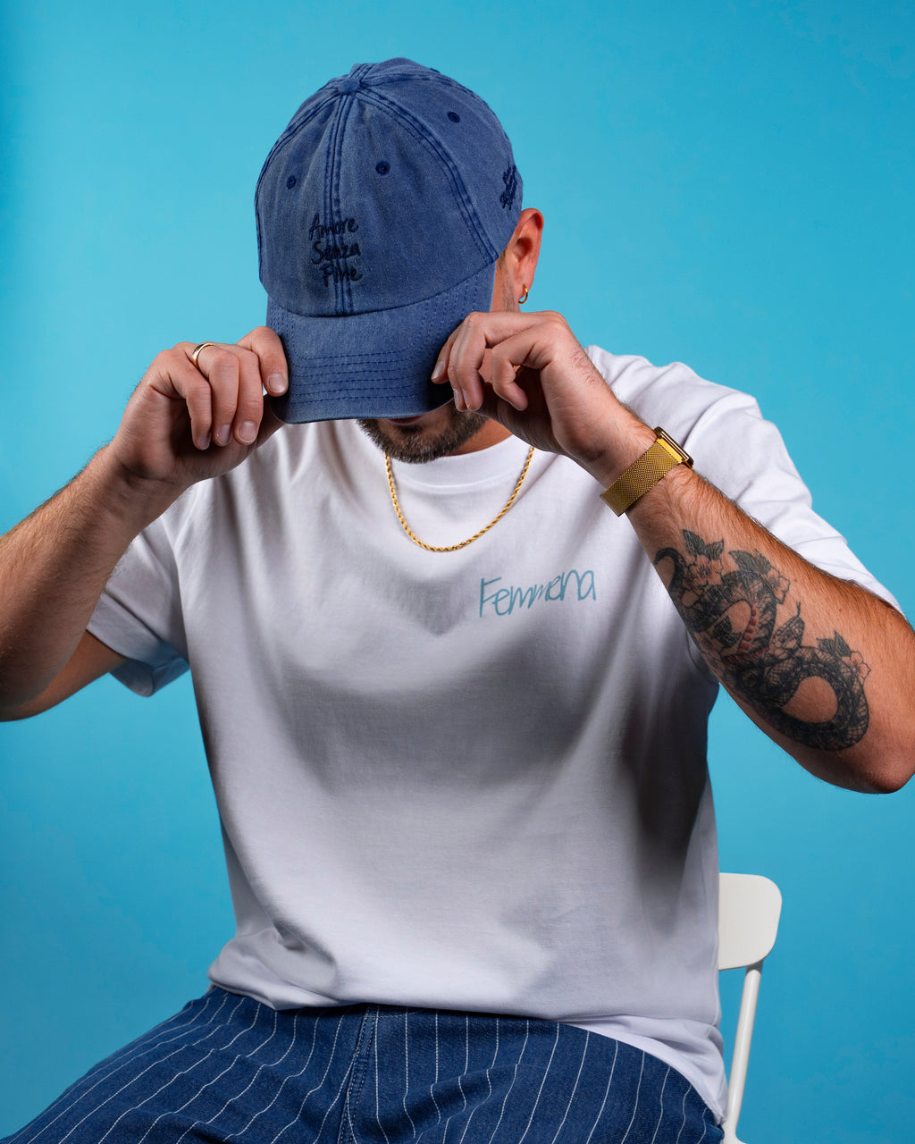 Casquette Amore Senza Fine brodé