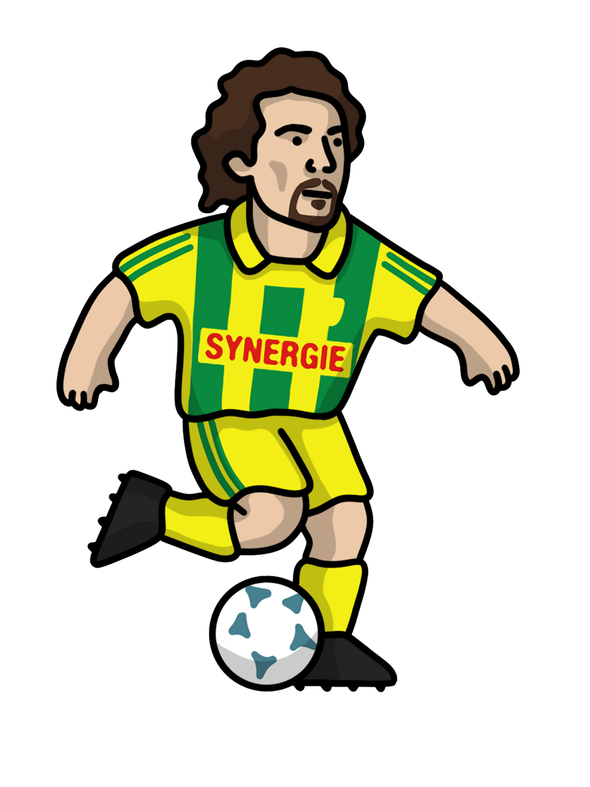 Pack 5 Chaussettes Nantes - Foot Dimanche x Clément Striano