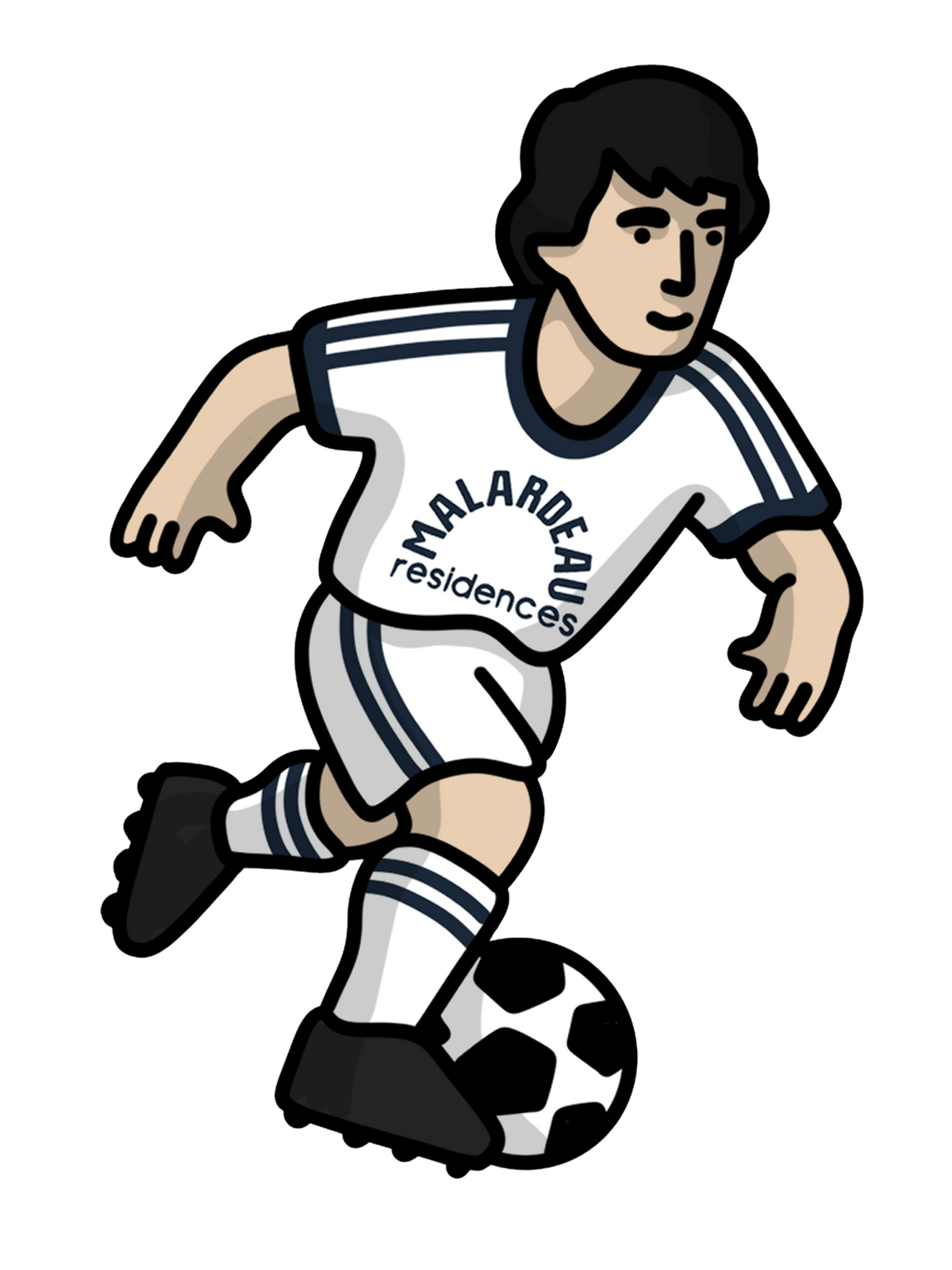 Chaussettes Giresse - Foot Dimanche x Clément Striano