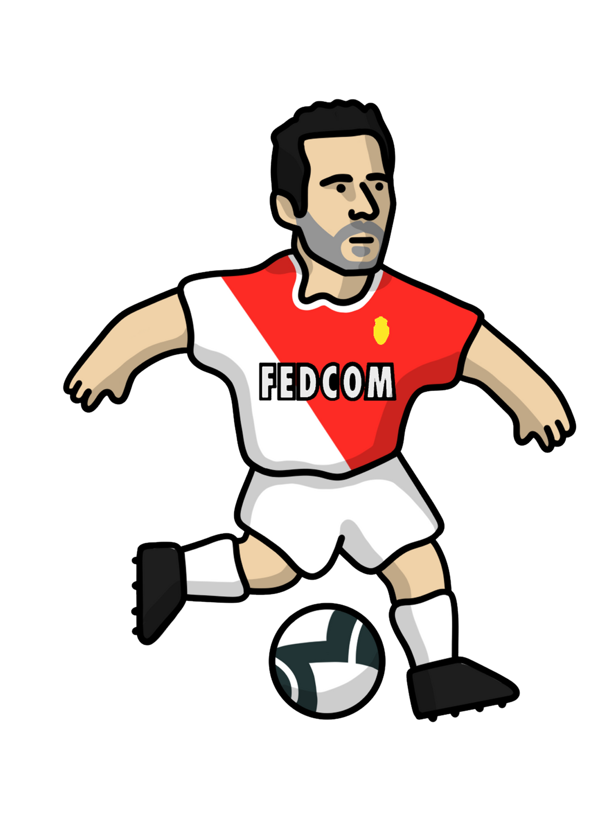Pack 5 Chaussettes Monaco - Foot Dimanche x Clément Striano