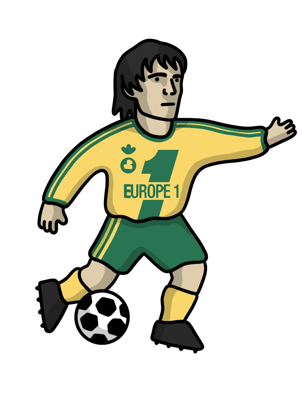 Chaussettes Henri Michel - Foot Dimanche x Clément Striano