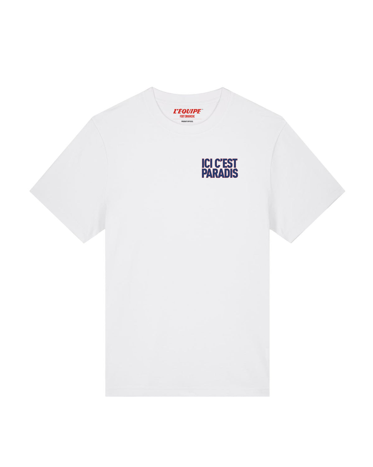 Tee Shirt Ici c'est Paradis PSG - L'Equipe x Foot Dimanche
