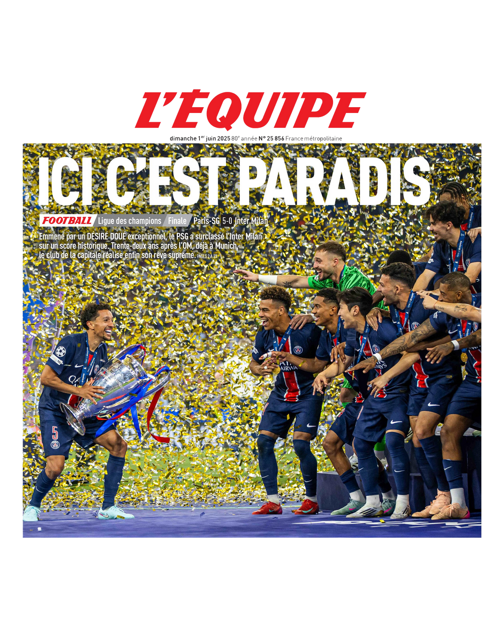 Ici c'est Paradis PSG - L'Equipe x Foot Dimanche