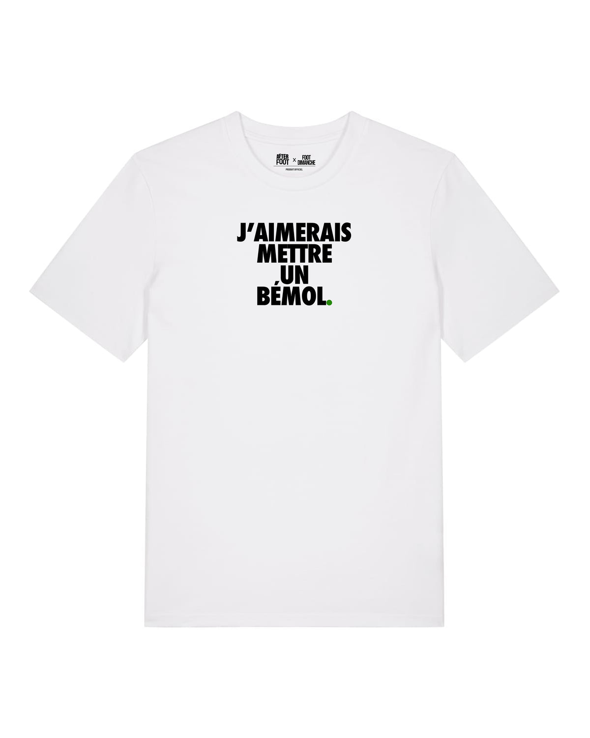 Tee Shirt J'aimerais mettre un bémol - After Foot x Foot Dimanche