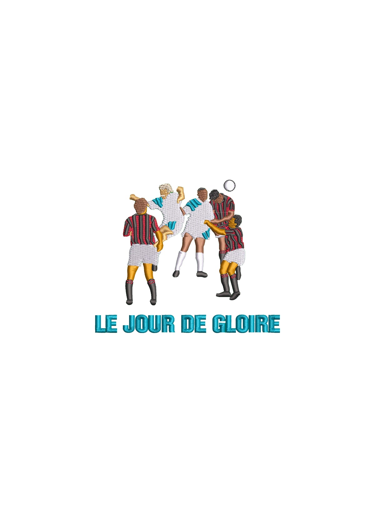 Tee Shirt Le jour de gloire brodé - L'Equipe x Foot Dimanche