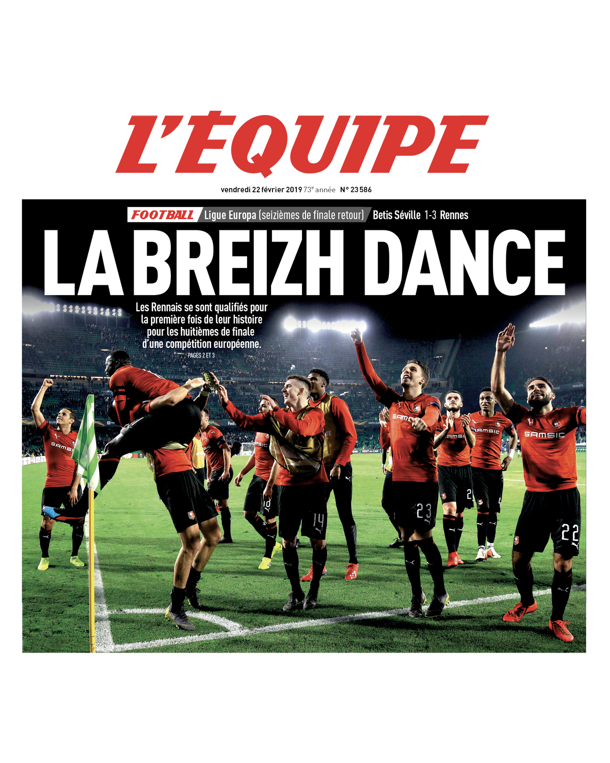 Tee Shirt La Breizh Dance Rennes - L'Equipe x Foot Dimanche