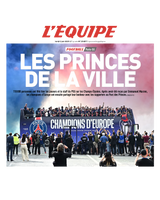 Tee Shirt Les Princes de la ville PSG - L'Equipe x Foot Dimanche
