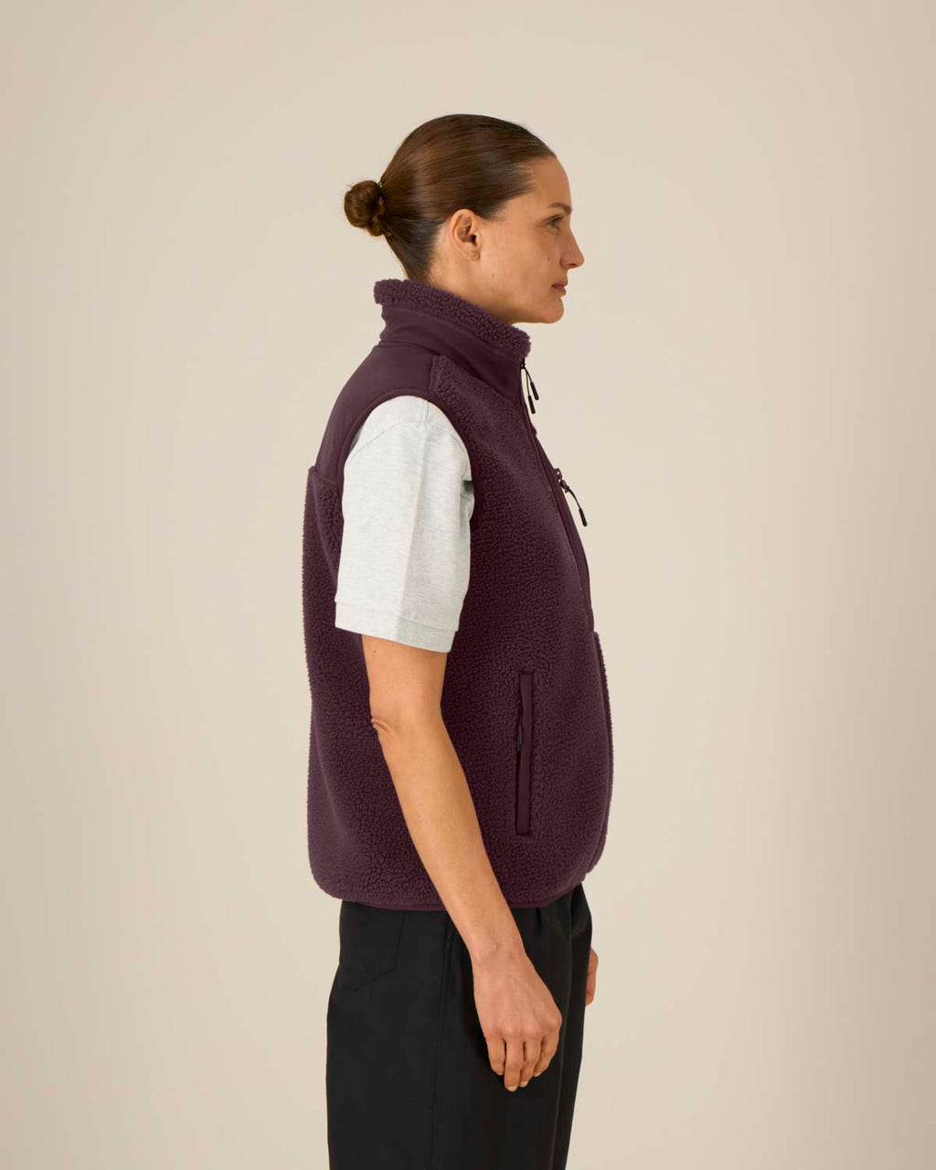 Veste Polaire sans manche Foot Dimanche brodée