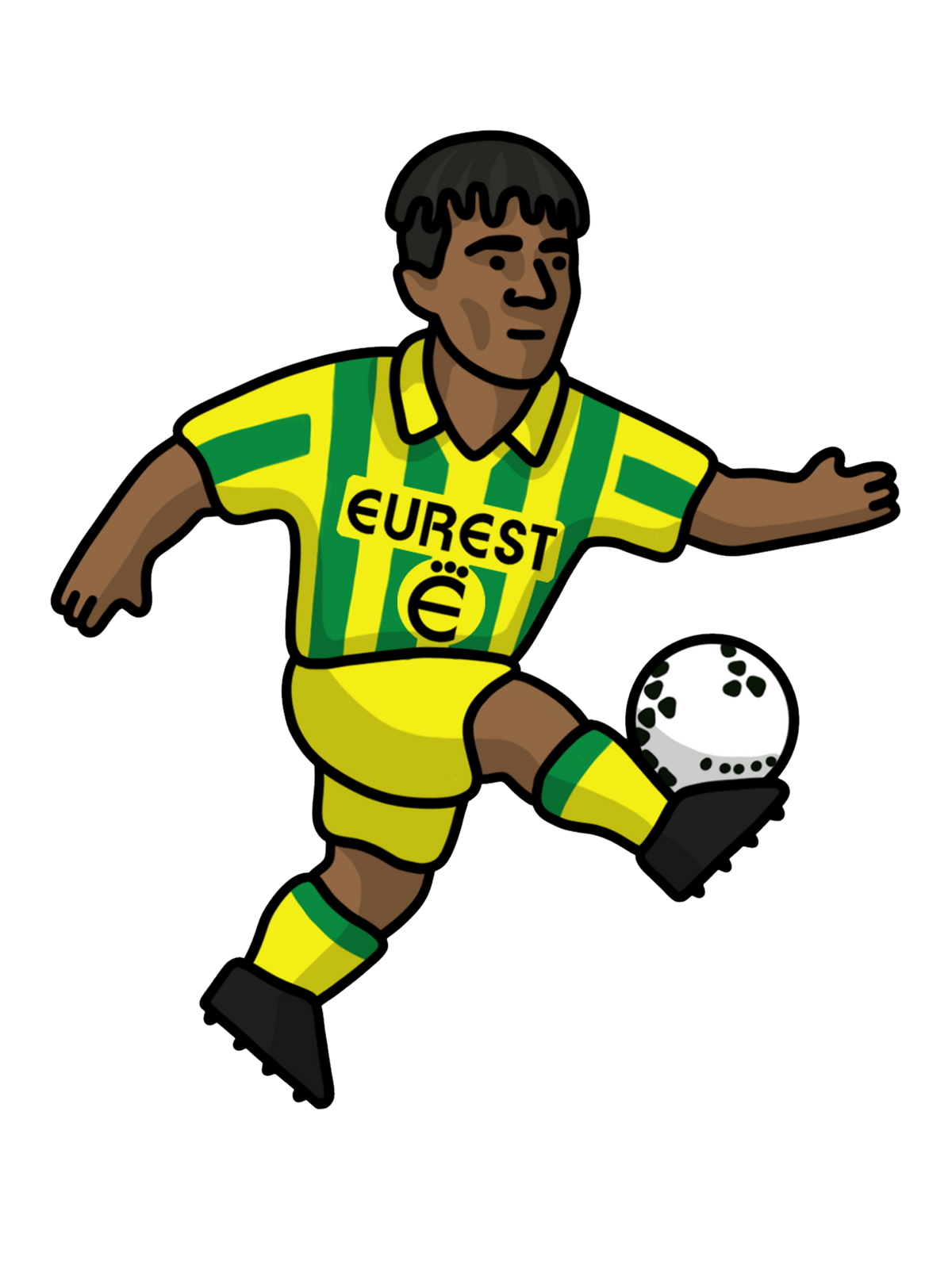 Pack 5 Chaussettes Nantes - Foot Dimanche x Clément Striano