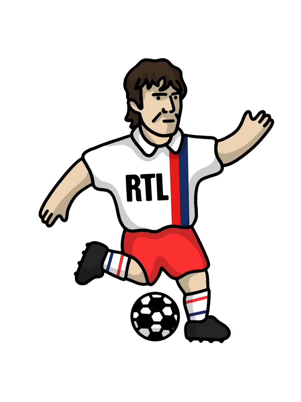 Pack 5 Chaussettes Paris - Foot Dimanche x Clément Striano