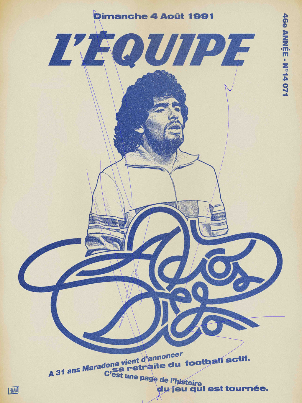 Sweat Adios Diego - L'Equipe x Foot Dimanche