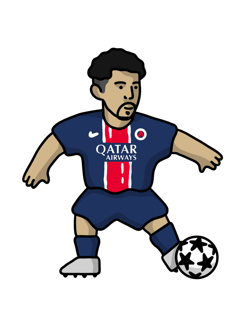 Chaussettes Marquinhos Paris  - Foot Dimanche x Clément Striano