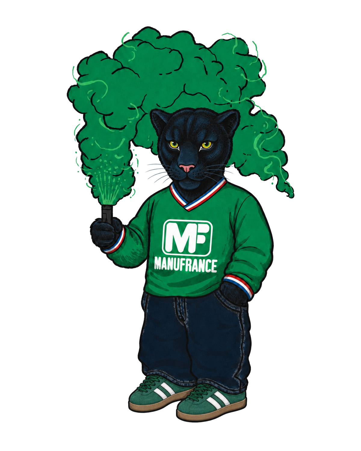 Sweat Manufrance Panthère