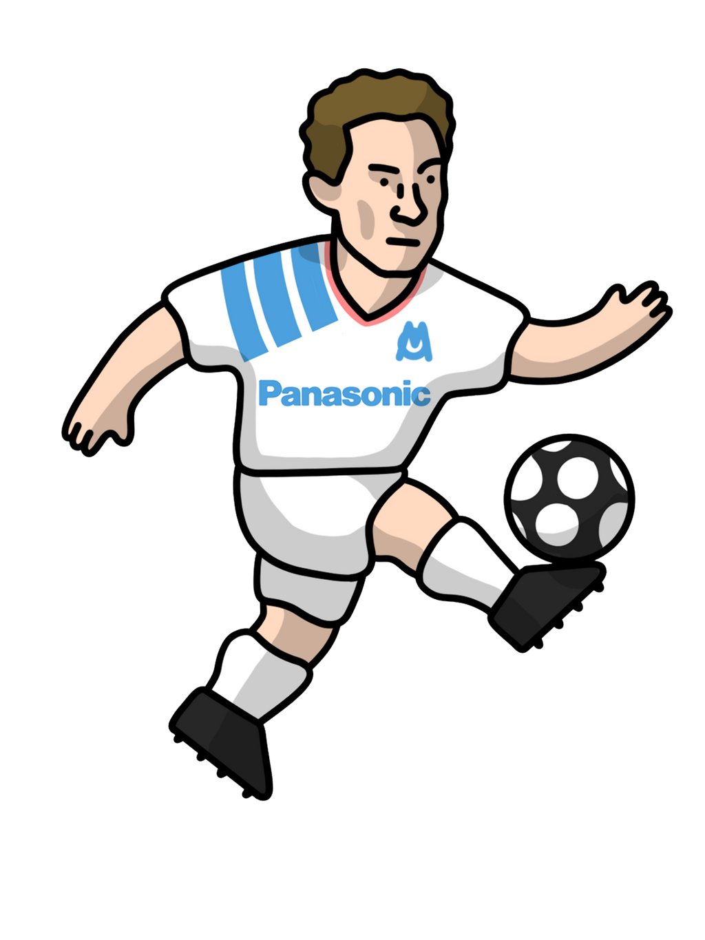 Chaussettes Papin - Foot Dimanche x Clément Striano