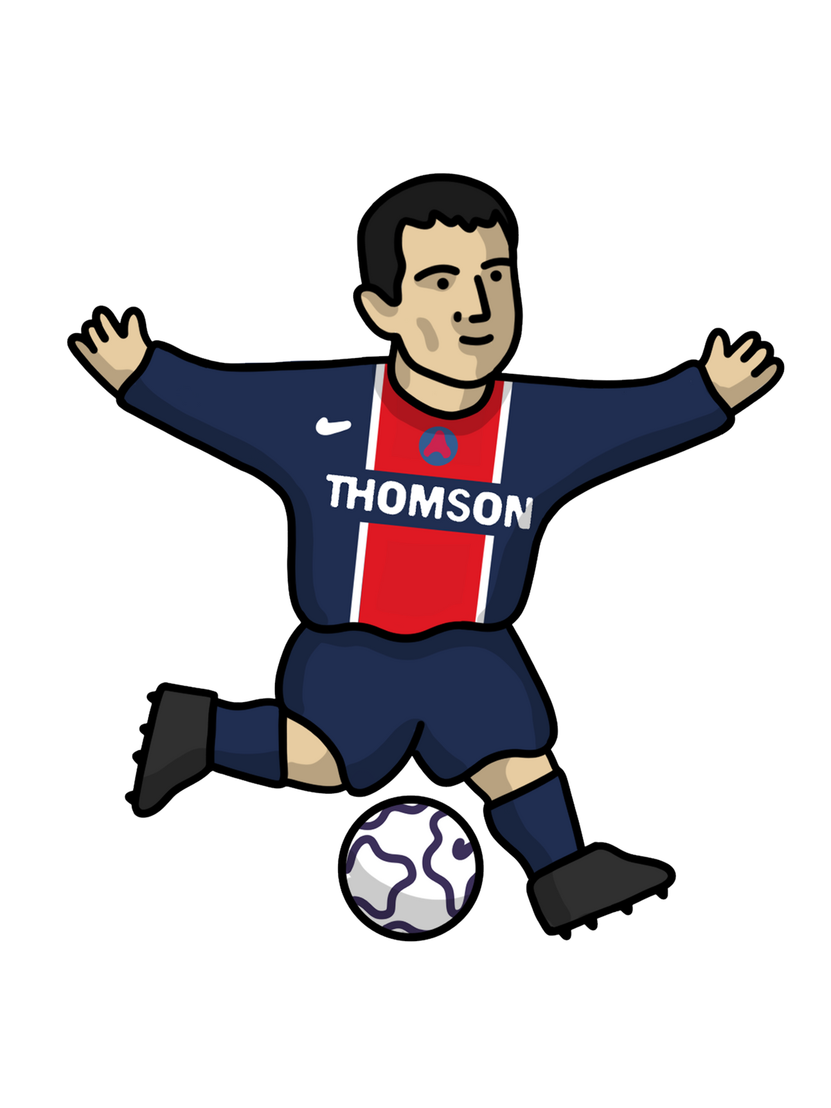 Chaussettes Pauleta  - Foot Dimanche x Clément Striano