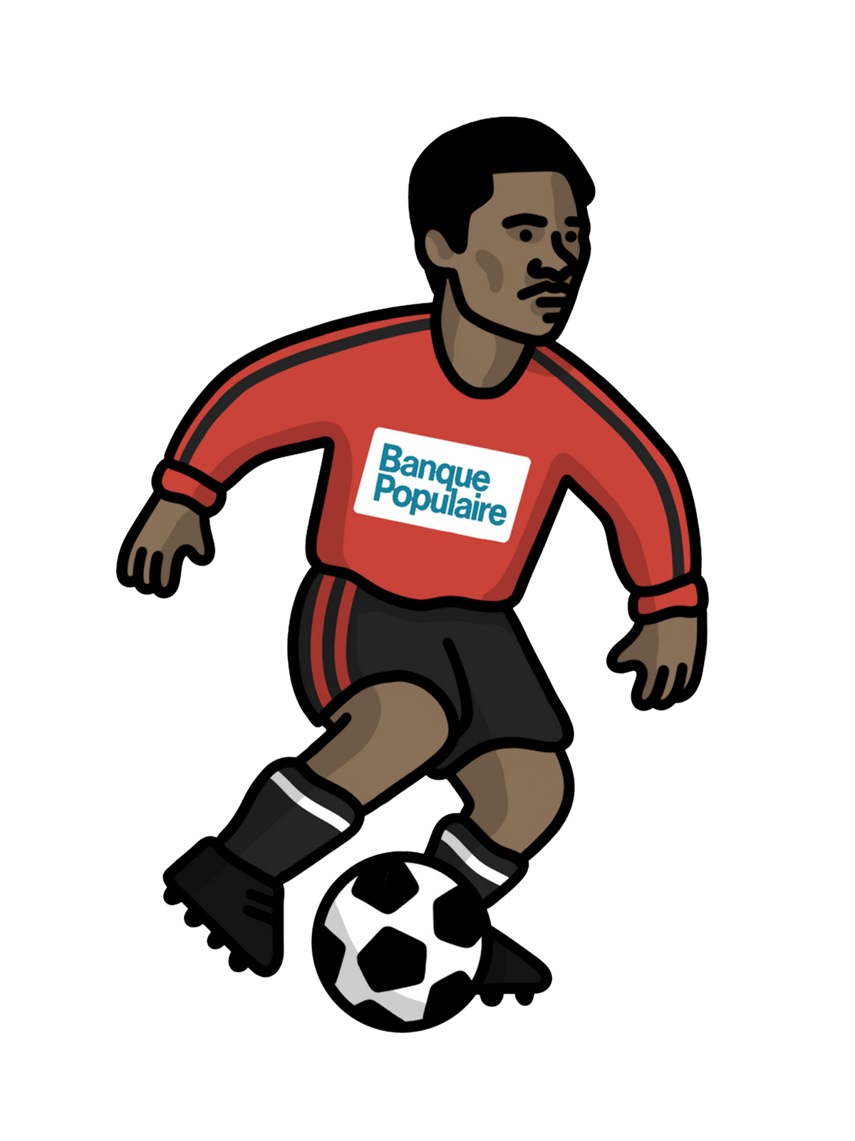 Chaussettes Pokou - Foot Dimanche x Clément Striano