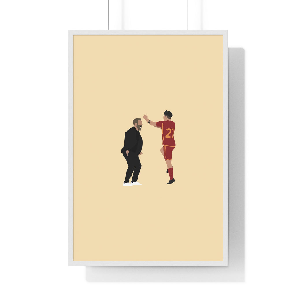 Poster Paulo Dybala Daniele De Rossi - Foot Dimanche