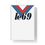 Poster Lyon Rétro -  Foot Dimanche