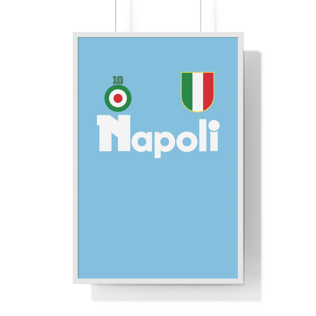 Poster Napoli Retro -  Foot Dimanche