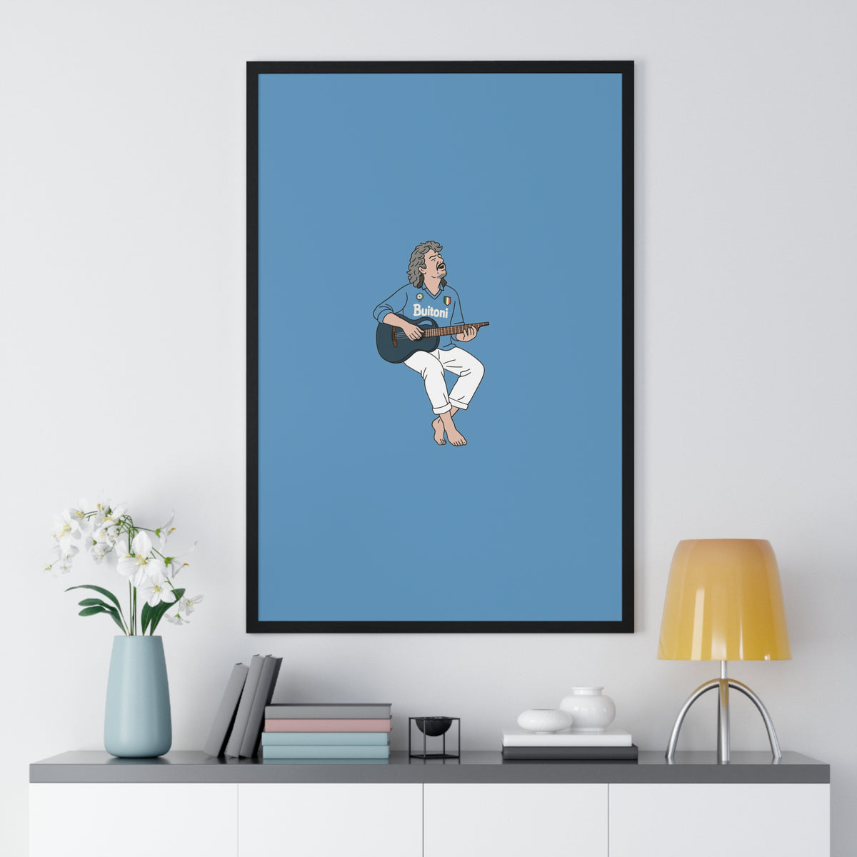 Poster Pino Daniel Napoli - Foot Dimanche